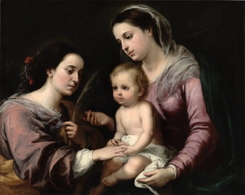 Il matrimonio mistico di Santa Caterina - Bartolomé Esteban Murillo