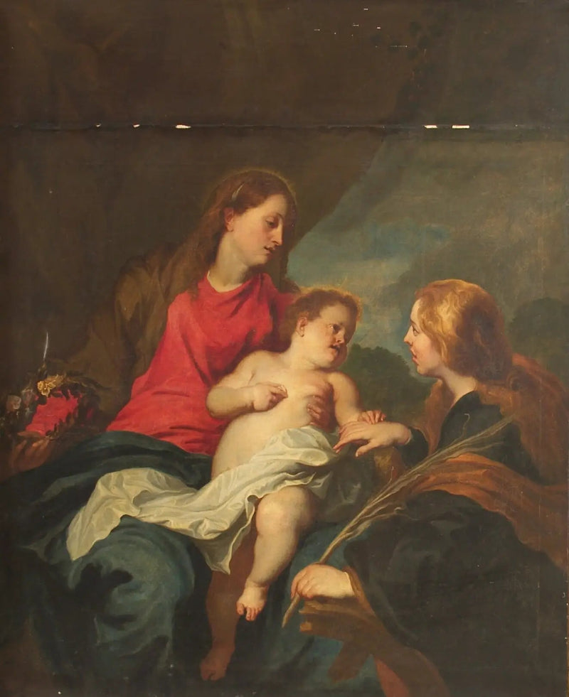 Il matrimonio mistico di Santa Caterina d'Alessandria - Antoine van Dyck