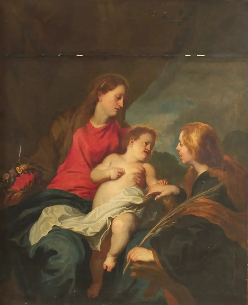 Il matrimonio mistico di Santa Caterina d'Alessandria - Antoine van Dyck