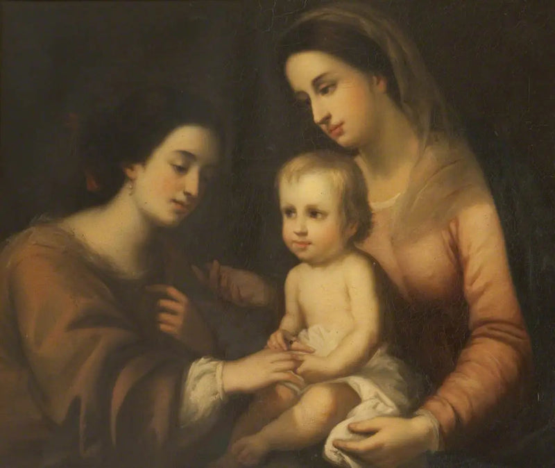 Il matrimonio mistico di Santa Caterina d'Alessandria - Bartolomé Esteban Murillo
