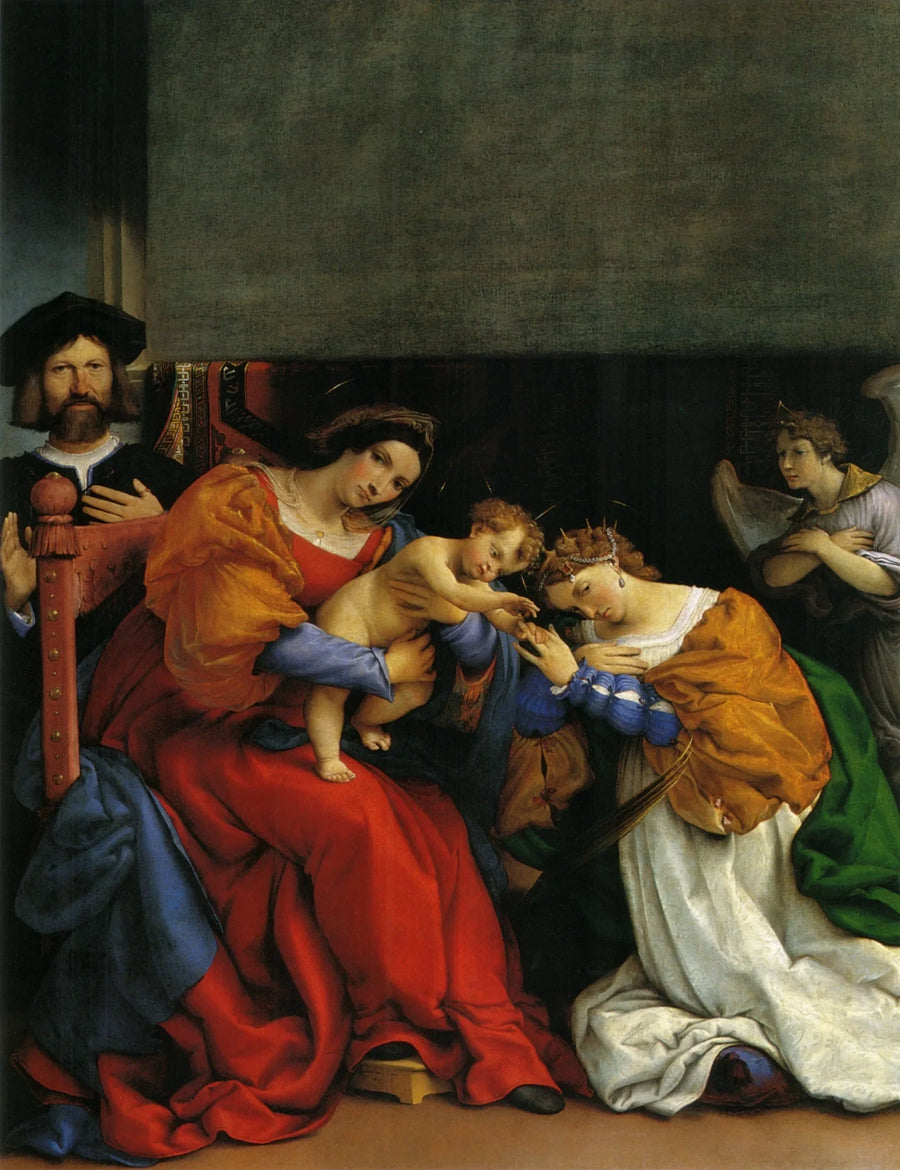 Il matrimonio mistico di Santa Caterina - Lorenzo Lotto