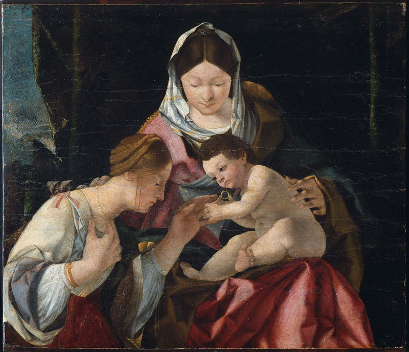Il matrimonio mistico di Santa Caterina - Lorenzo Lotto