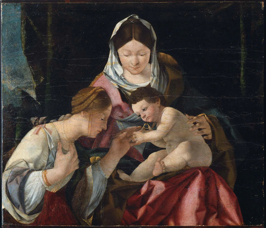 Il matrimonio mistico di Santa Caterina - Lorenzo Lotto