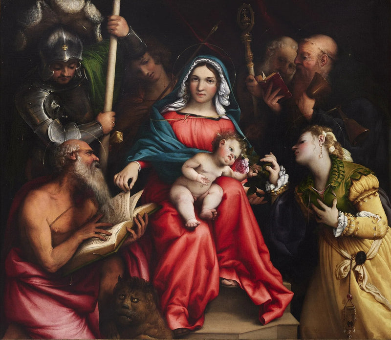Il matrimonio mistico di santa Caterina (Lotto, Roma) - Lorenzo Lotto