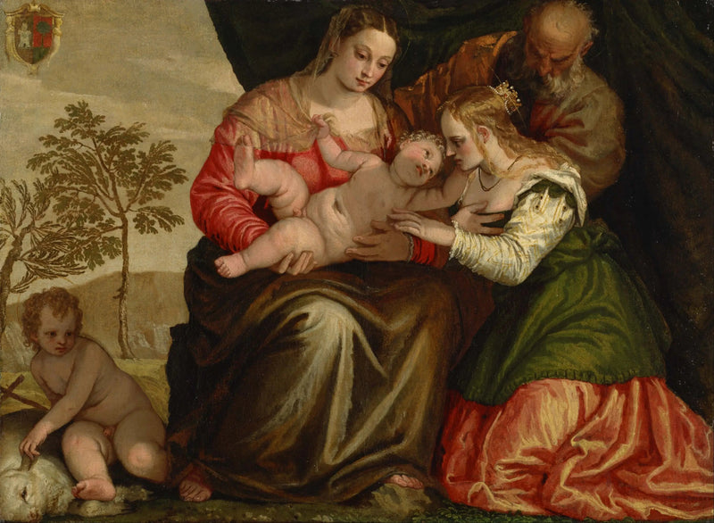 Il matrimonio mistico di Santa Caterina. - Paul Véronèse