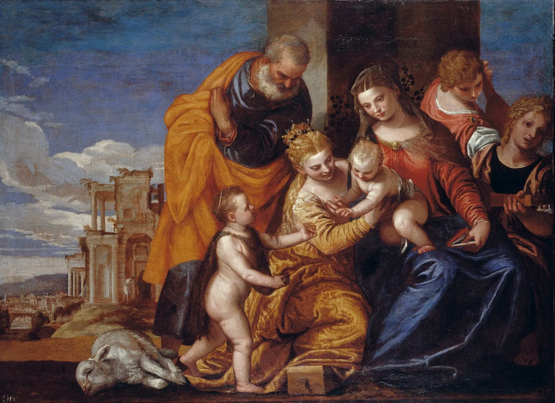 Il matrimonio mistico di Santa Caterina. - Paul Véronèse