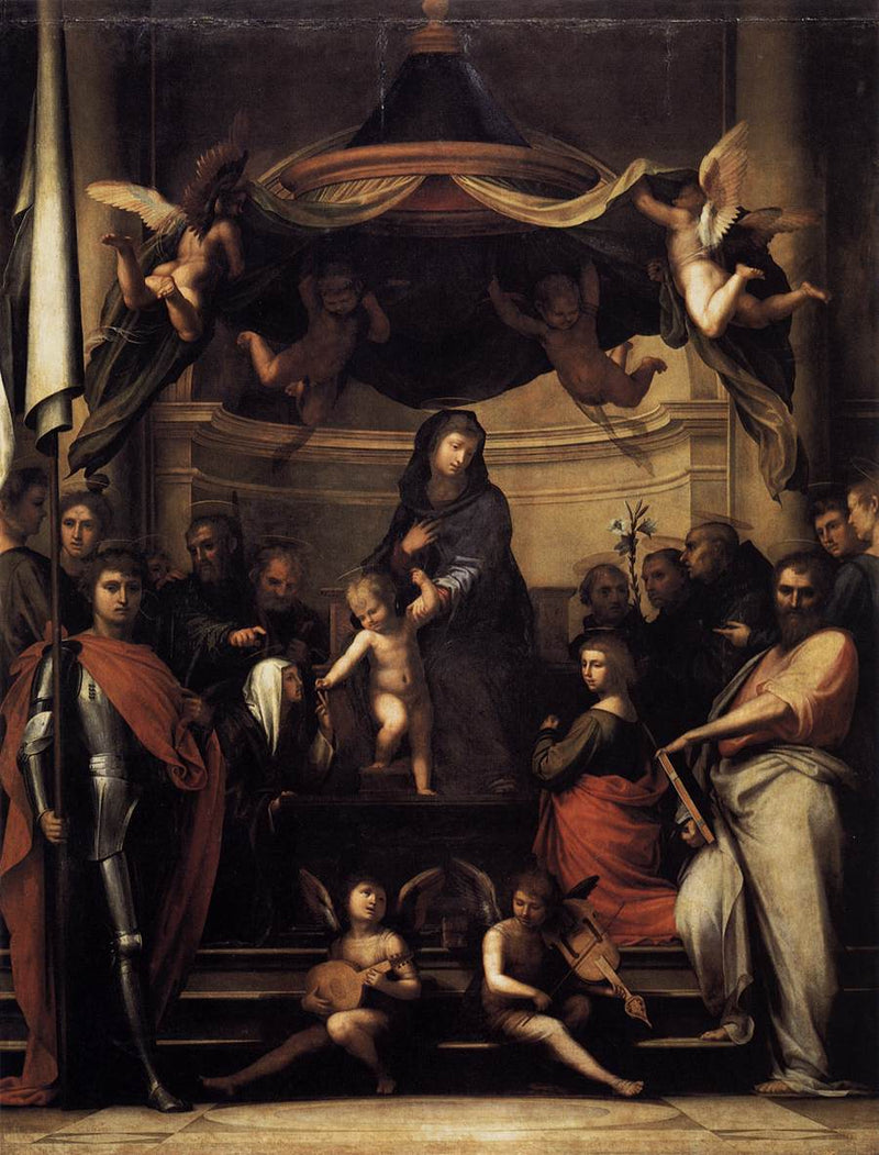 Il matrimonio mistico di Santa Caterina da Siena - Fra Bartolomeo