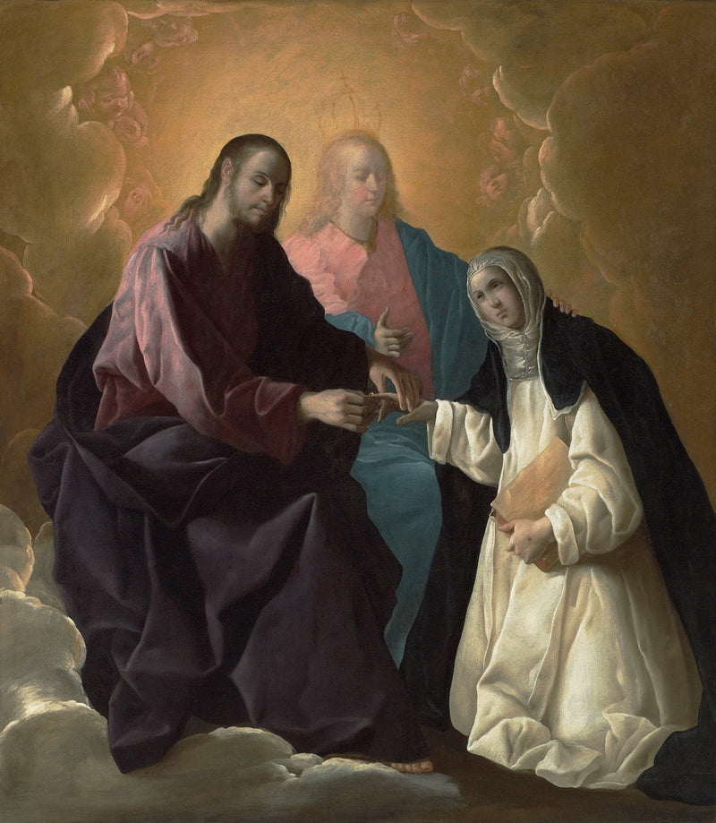Il matrimonio mistico di santa Caterina da Siena - Francisco de Zurbarán