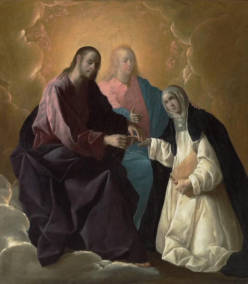 Il matrimonio mistico di santa Caterina da Siena - Francisco de Zurbarán