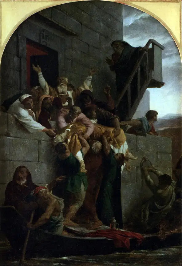 Il martire cristiano è sceso in una barca - Alexandre Cabanel