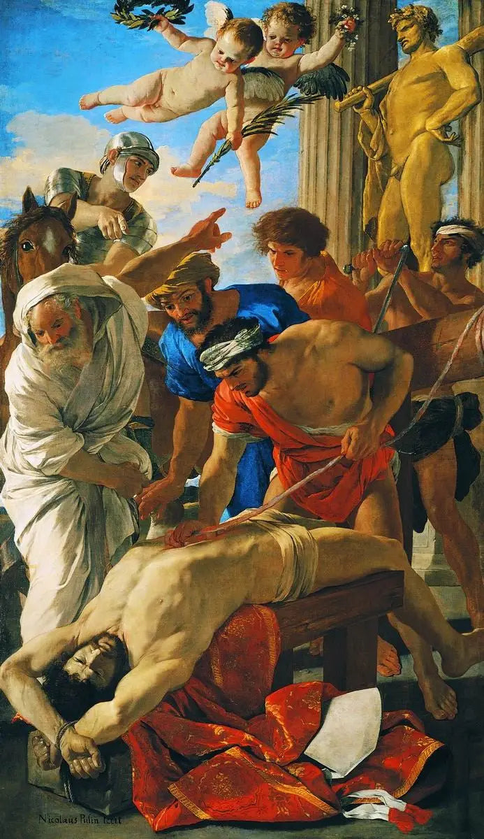 La Morte di Sant'Erasmo - Nicolas Poussin