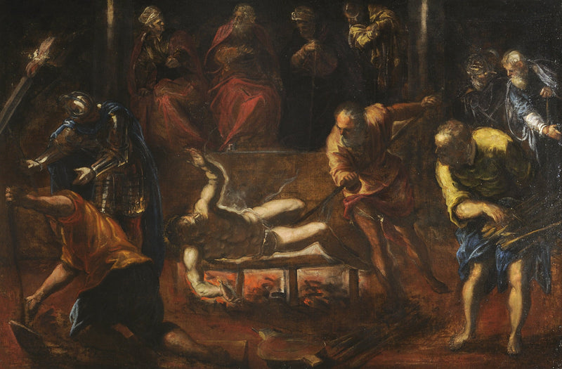 Il martirio di san Lorenzo - Jacopo Tintoretto