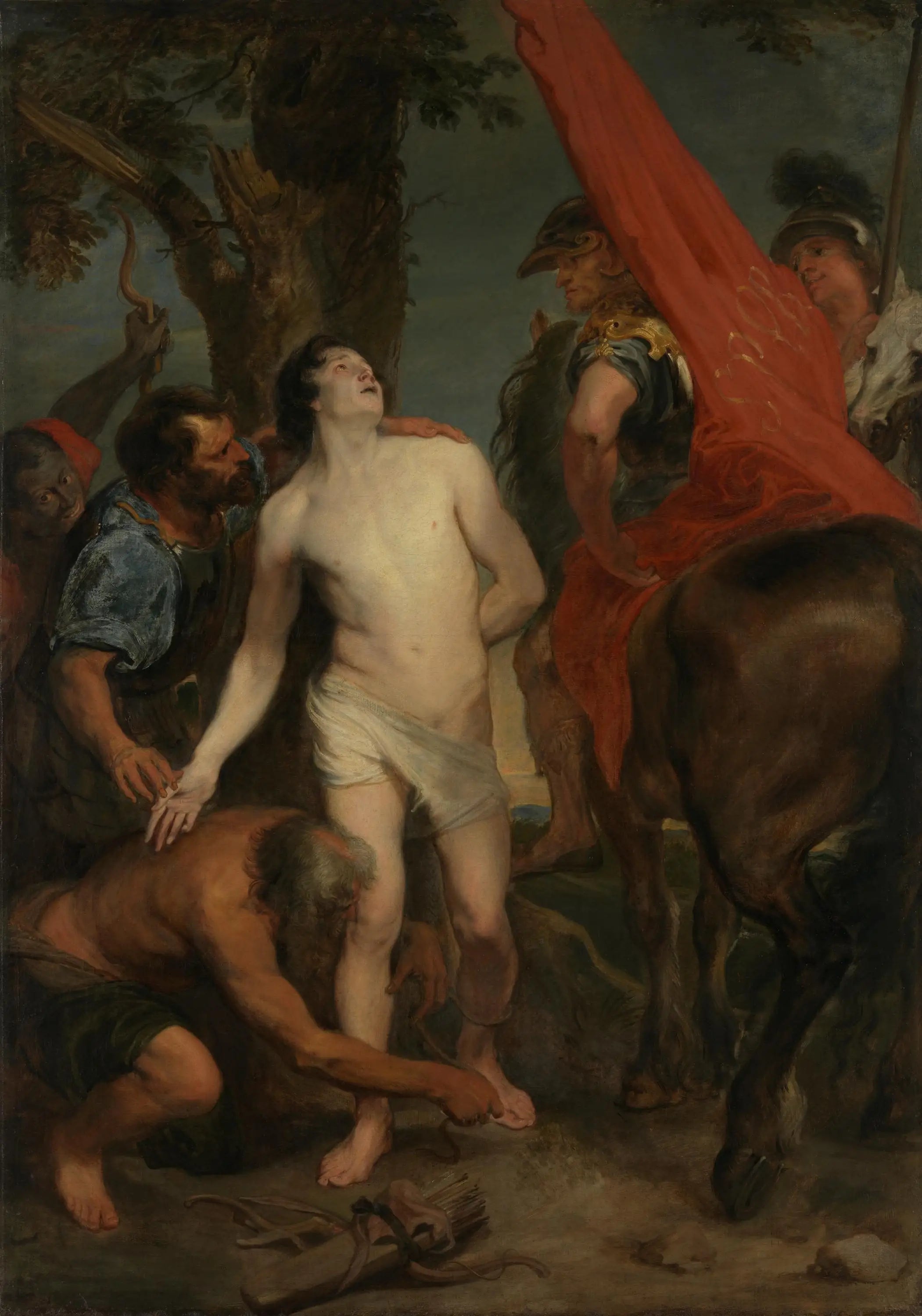 Le Martyre de Saint Sébastien. - Antoine van Dyck image 1 copie peinte à la main à l’huile