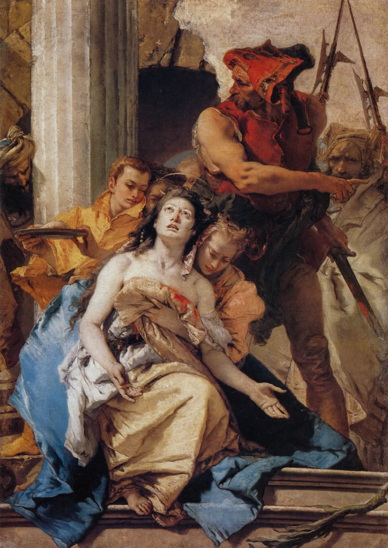 La Morte di Santa Agata - Giovanni Battista Tiepolo