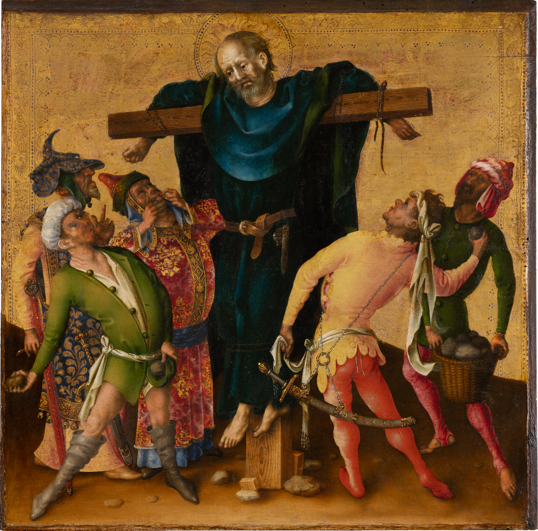 Le martyre des apôtres : le martyre de saint Philippe - Stefan Lochner image 1 reproduction artisanale de tableau