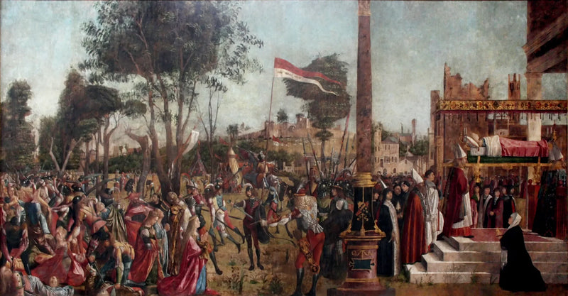 La Morte dei pellegrini e i funerali di Santa Ursula - Vittore Carpaccio