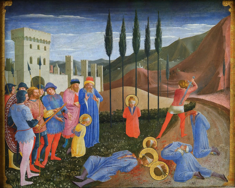 La Morte dei santi Cosma e Damiano - Fra Angelico