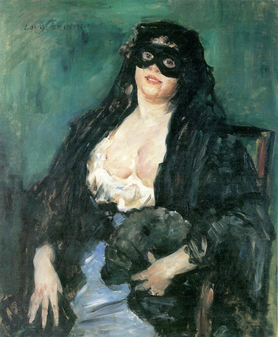 La maschera nera - Lovis Corinth