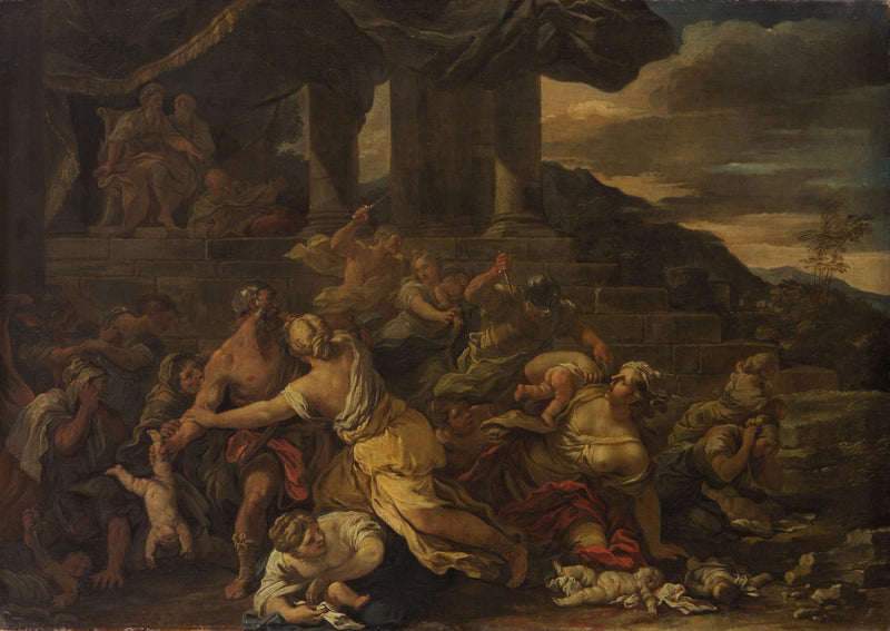 Il massacro dei bambini a Betlemme - Luca Giordano