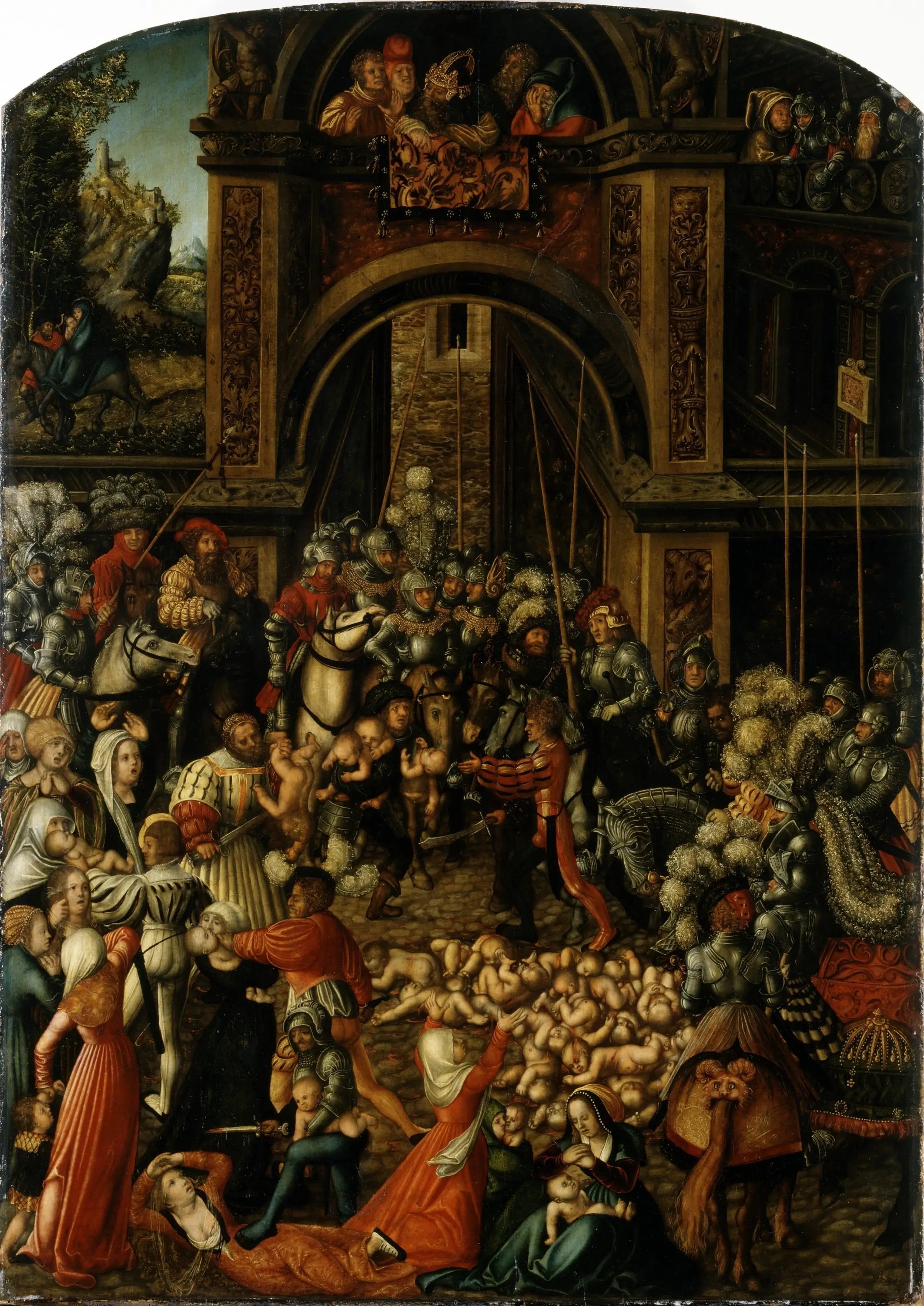 Le Massacre des Innocents - Lucas Cranach the Elder image 1 reproduction réalisée par Alpha Reproduction