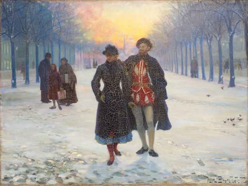 La mattina dopo il carnevale. - H. A. Brendekilde