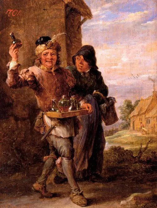 Il medico di campagna. - David Teniers il Giovane