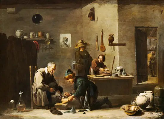 Il medico del villaggio - David Teniers il Giovane
