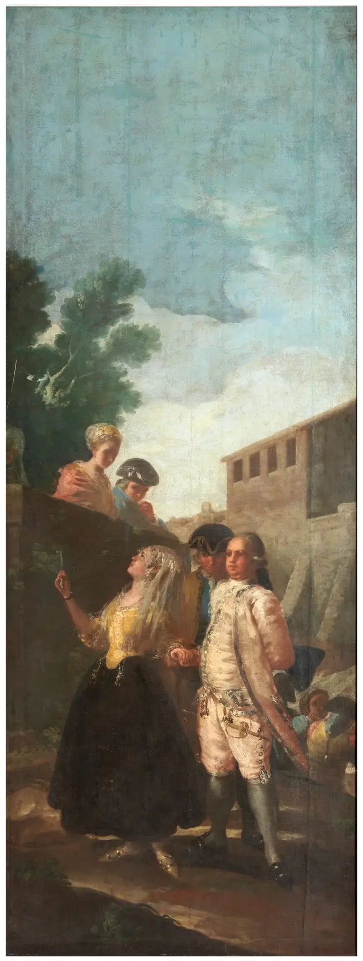 Il militare e la dama - Francisco de Goya