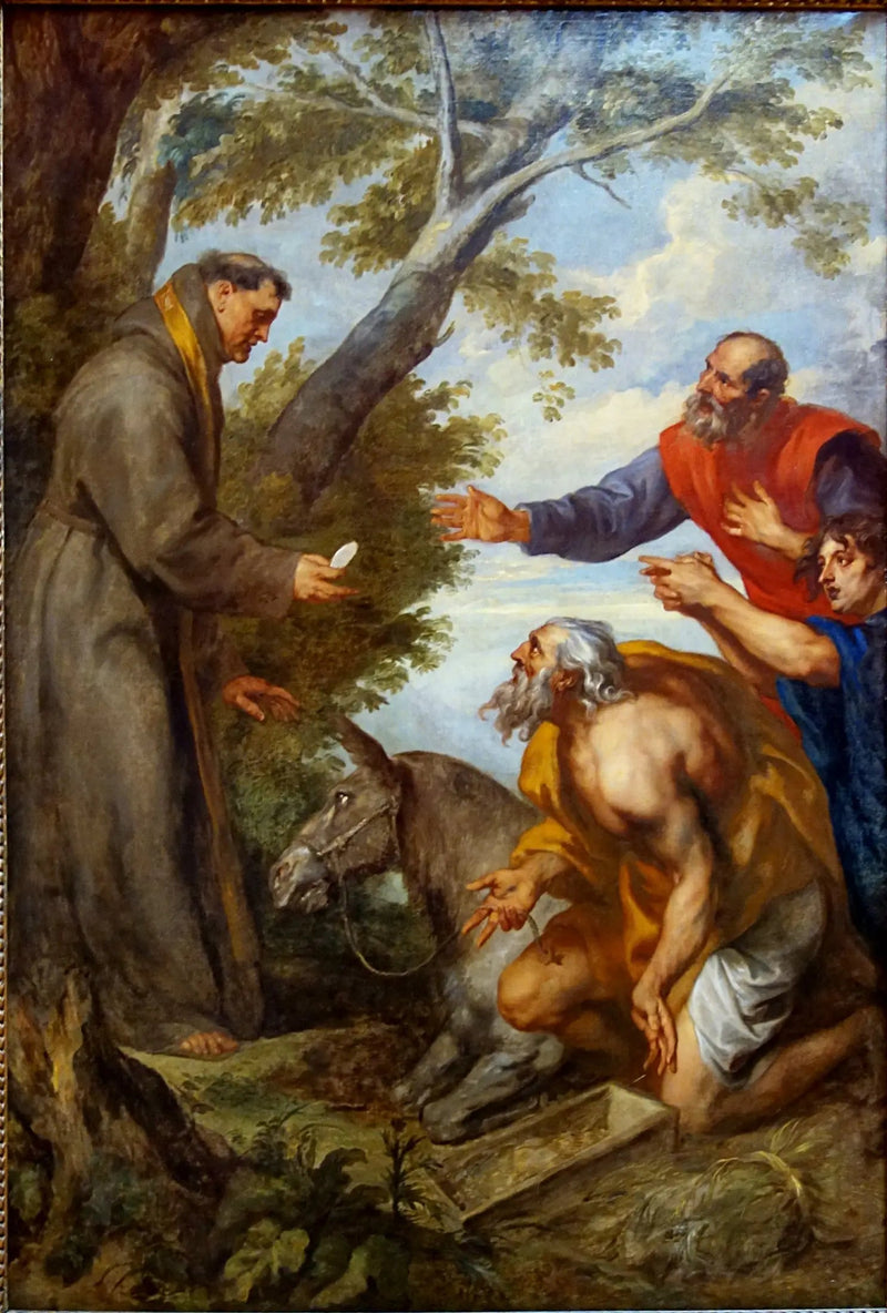 Il miracolo della mula - Antoine van Dyck