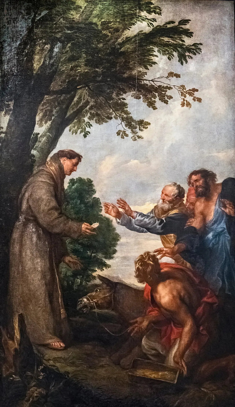 Il miracolo della mula - Antoine van Dyck