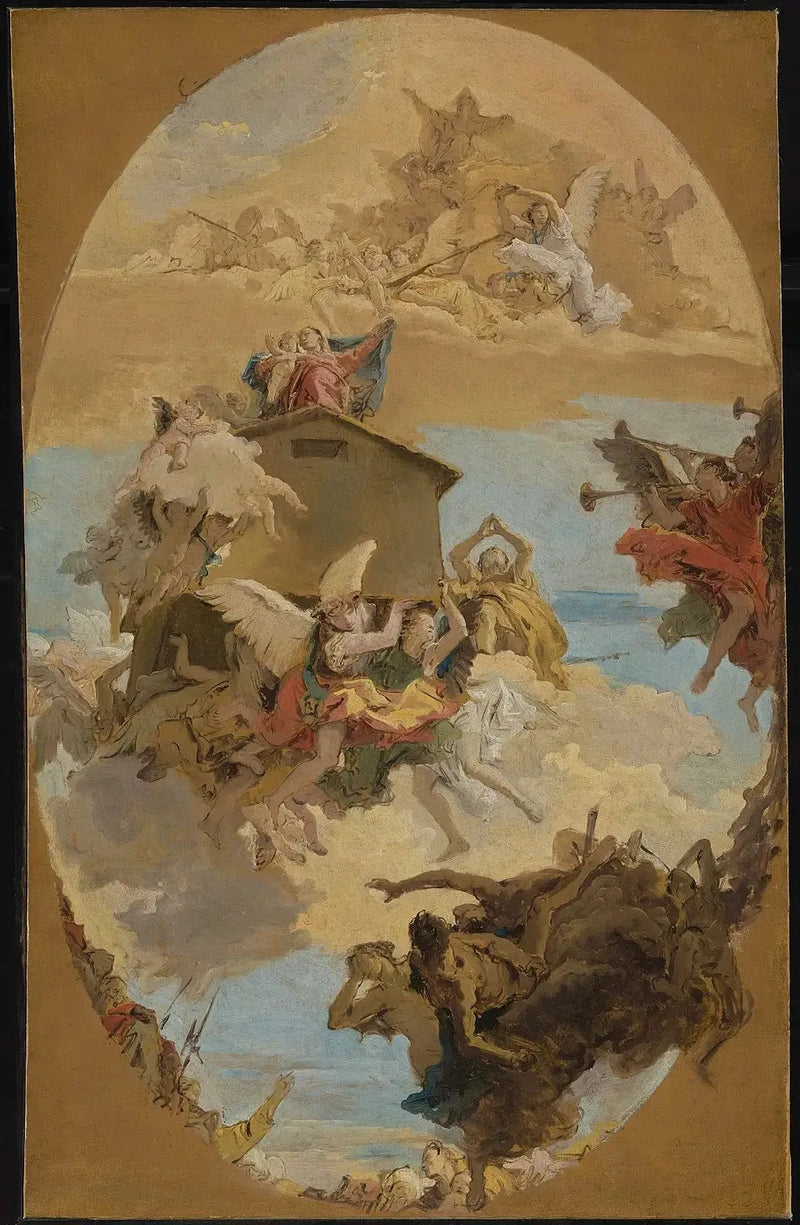 Il miracolo della Santa Casa di Loreto - Giovanni Battista Tiepolo