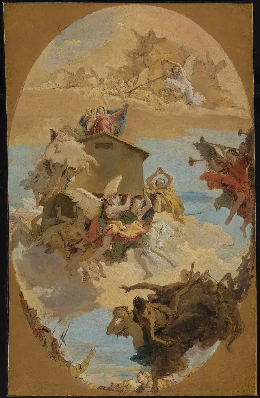 Il miracolo della Santa Casa di Loreto - Giovanni Battista Tiepolo