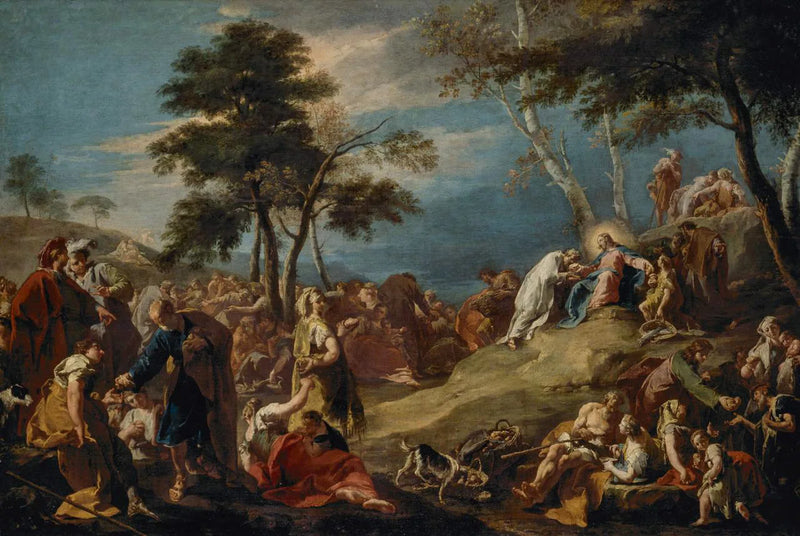 Il miracolo dei pani e dei pesci - Giovanni Battista Pittoni