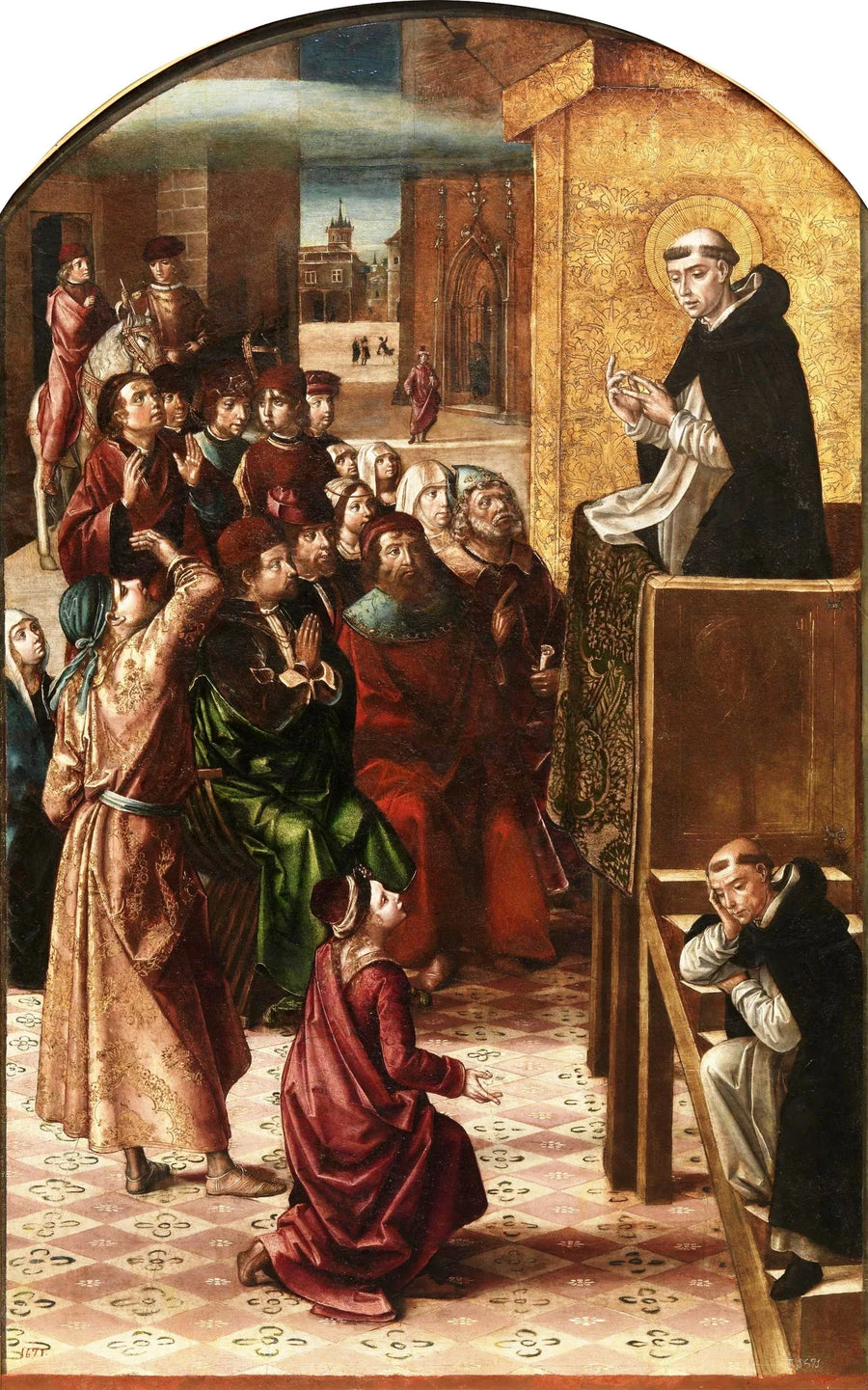Il miracolo della nuvola - Pedro Berruguete