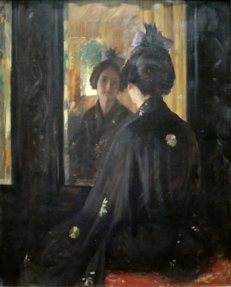 Lo specchio - William Merritt Chase