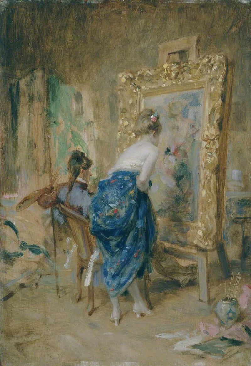 Le modèle de l'artiste - Charles Bargue
