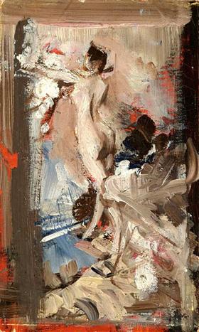 Il modello dell'artista, Montecatini - Giovanni Boldini