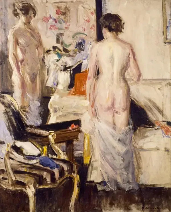 Le modèle - Francis Cadell image 1 reproduction artisanale de tableau