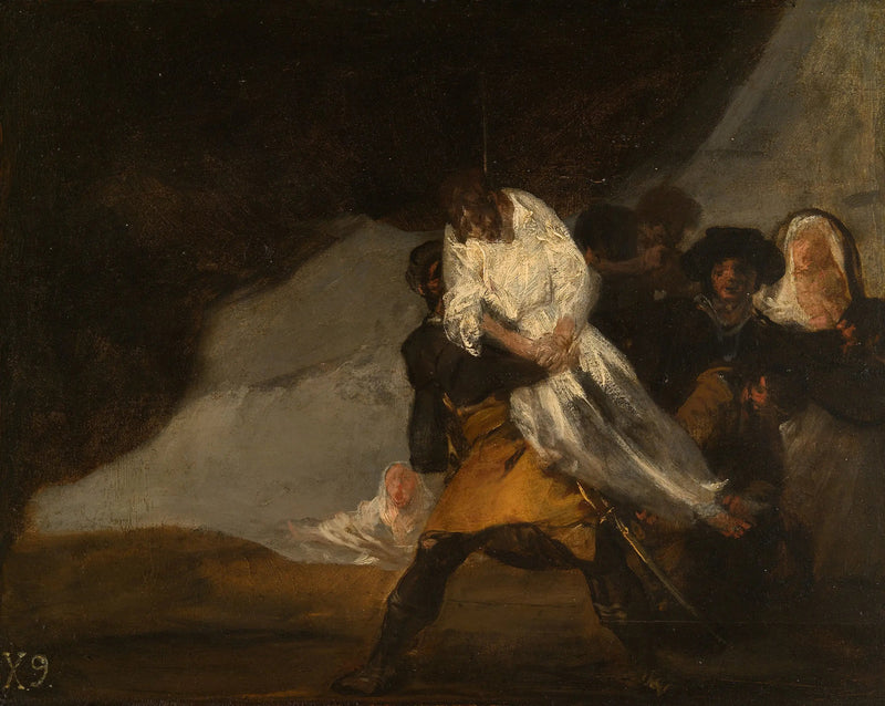 Il monaco impiccato - Francisco de Goya