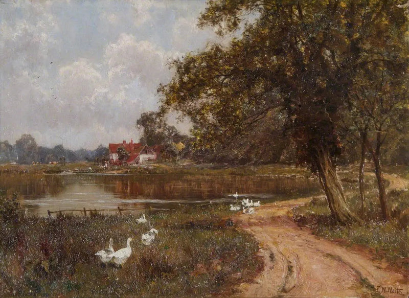 Il Mole a Brockham, Surrey - Edward Wilkins Waite