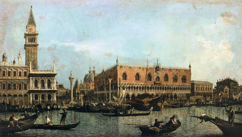 Il Molo visto dal bacino di San Marco - Canaletto