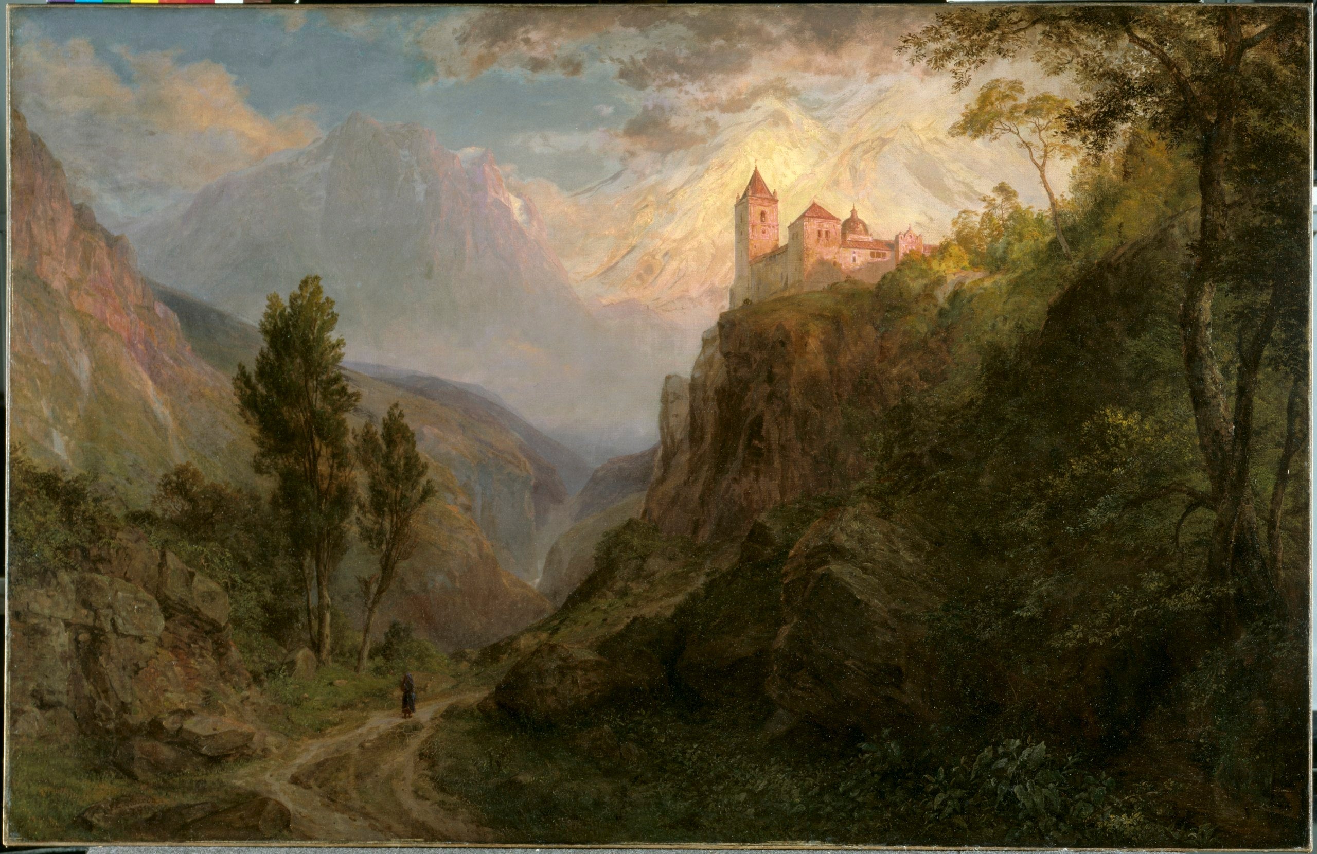Le monastère de San Pedro (Notre-Dame des Neiges) - Frederic Edwin Church - Alpha Reproduction