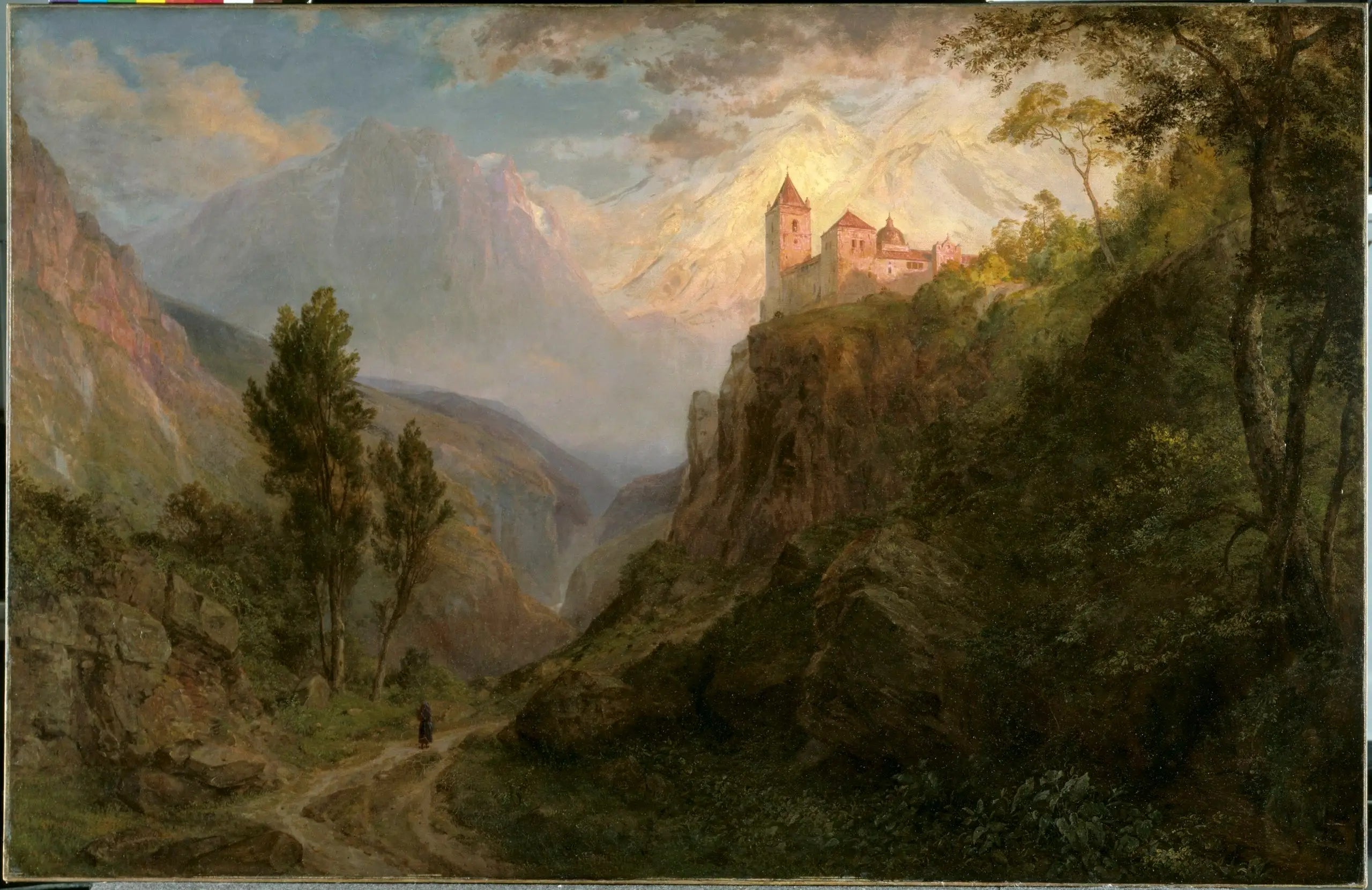 Le monastère de San Pedro (Notre-Dame des Neiges) - Frederic Edwin Church - Alpha Reproduction
