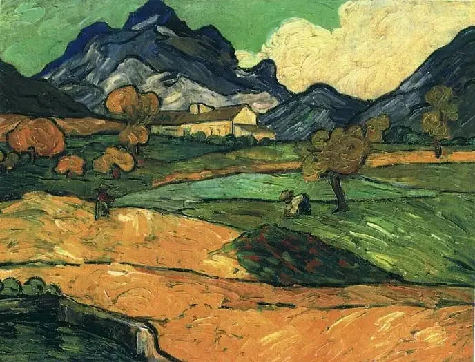 Il Monte Gaussier con il Mas de Saint-Paul - Vincent van Gogh