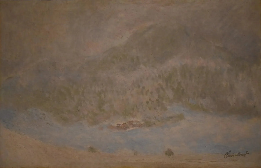 Il Monte Kolsaas, Norvegia (Tempesta di neve) - Claude Monet