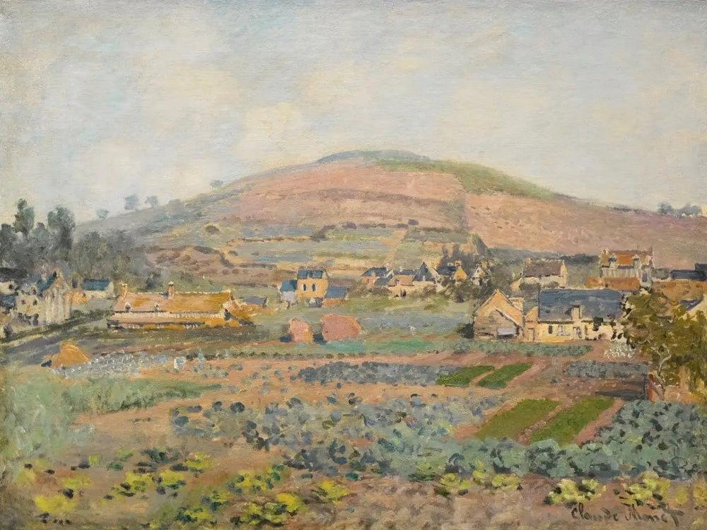 Le Mont Riboudet à Rouen au Printemps - Claude Monet image 1 copie peinte à la main à l’huile