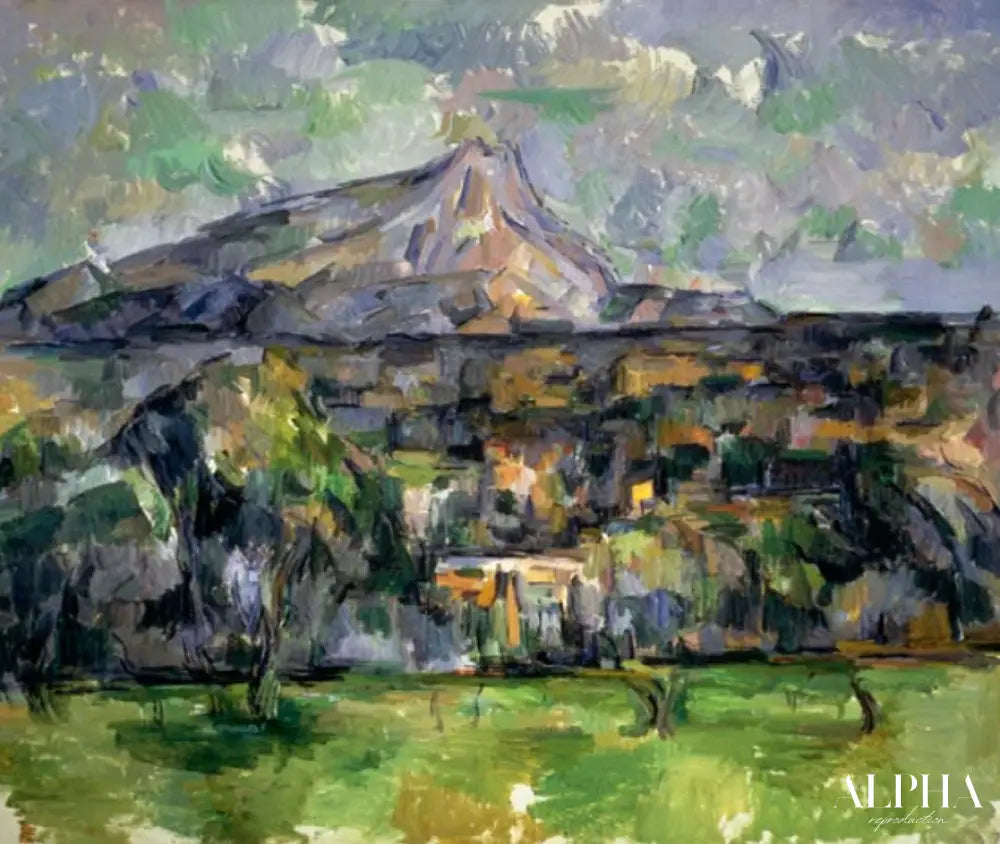 Le Mont Sainte-Victoire - Paul Cézanne - Reproductions de tableaux et peintures haut de gamme