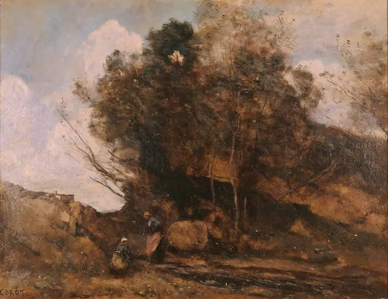 Le Mont Ussy - Jean-Baptiste Camille Corot - Alpha Reproduction
