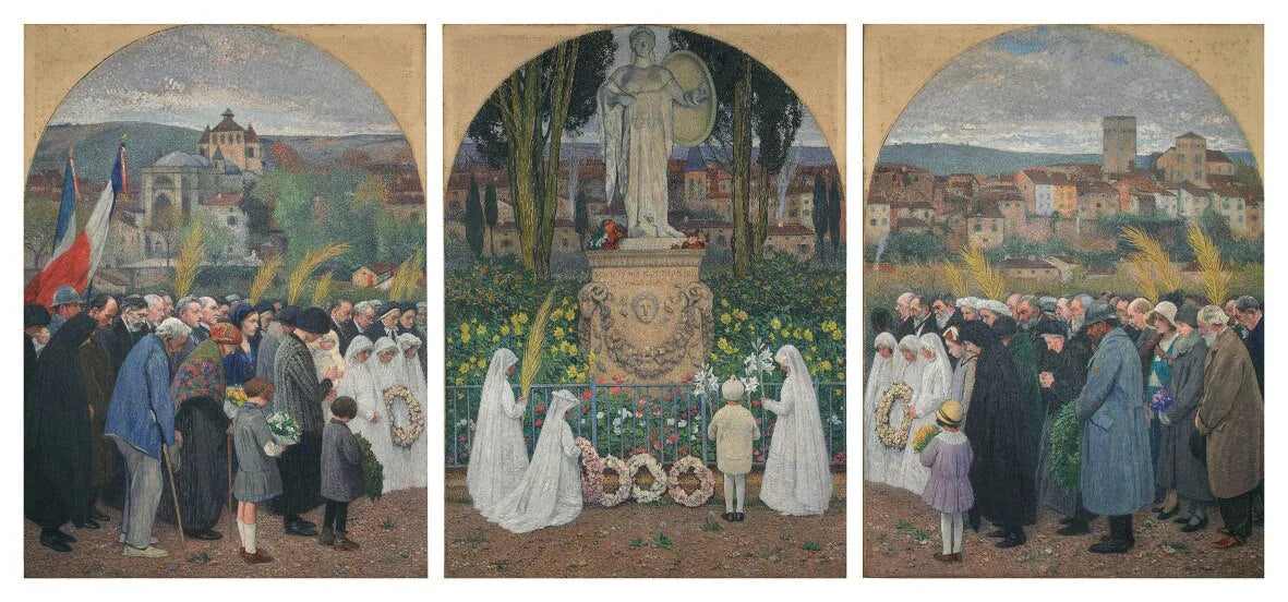 Le Monument aux morts - Henri-Jean Guillaume Martin image 1 reproduction de peinture à l’huile