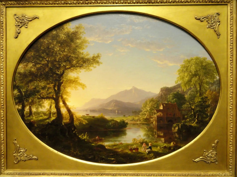 Il Mulino, tramonto - Thomas Cole